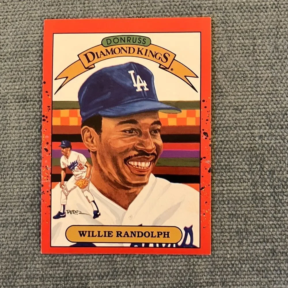 1990 Donruss Diamond Kings Los Angeles Dodgers Baseball Card Trading Card
